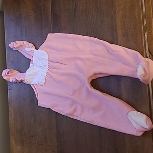 Vintage one piece Sweater overall Baby Girl Romper 1988 R.H. Macy 3-6 Months